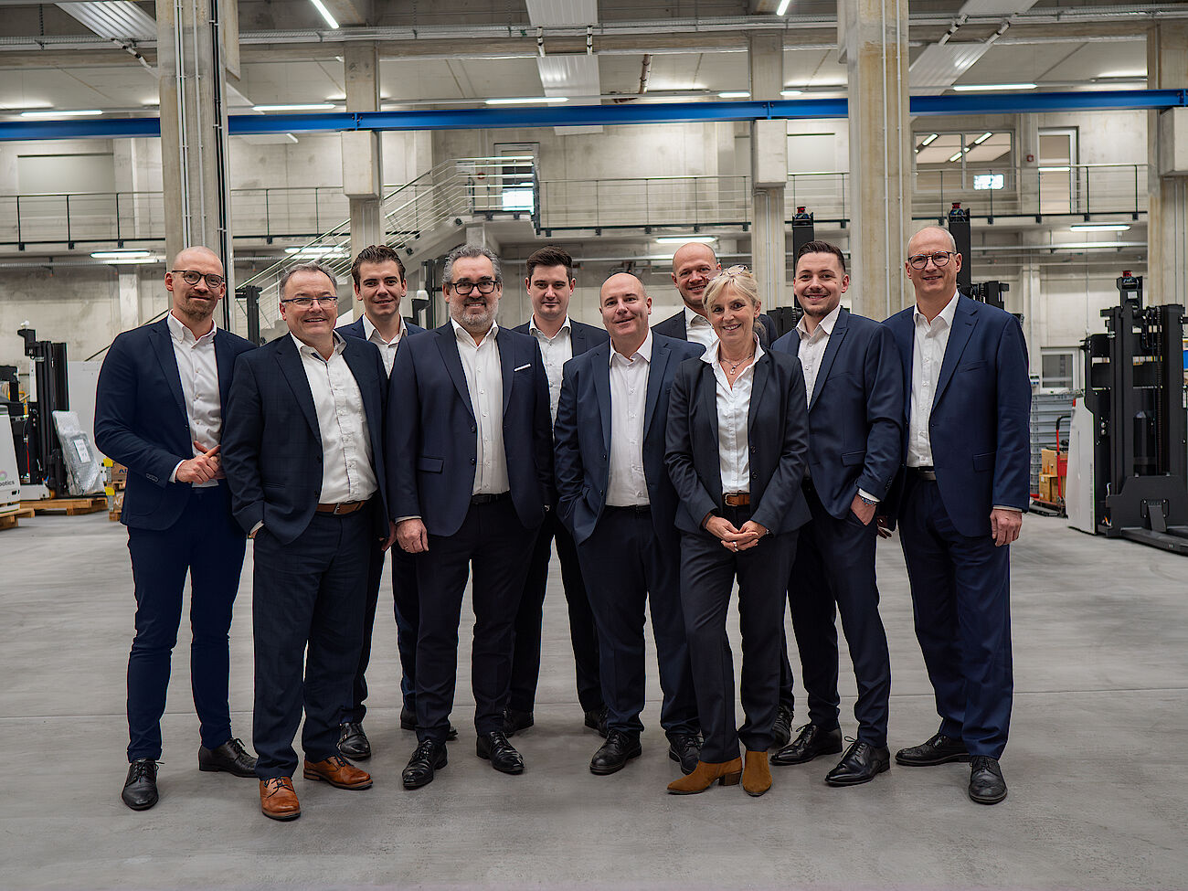 Das Sales-Team von ek robotics